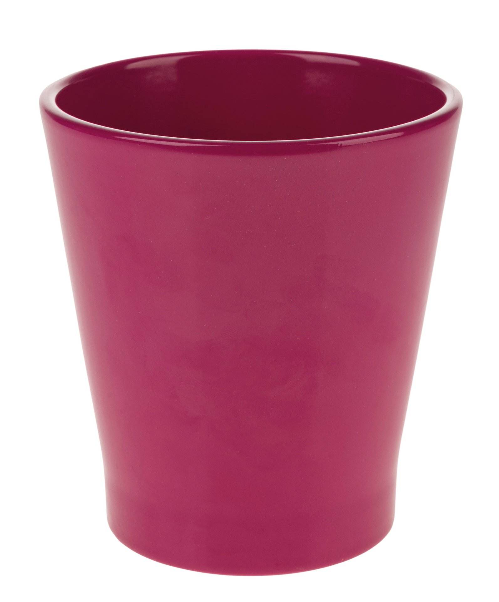 4 Vasi In Ceramica Per Piante Da Interno, 10,4 Cm, Smaltati Effetto Arcobaleno Perlato, Con Foro Di Drenaggio E Tappo, Per Orchidee E Grasse, Rosa